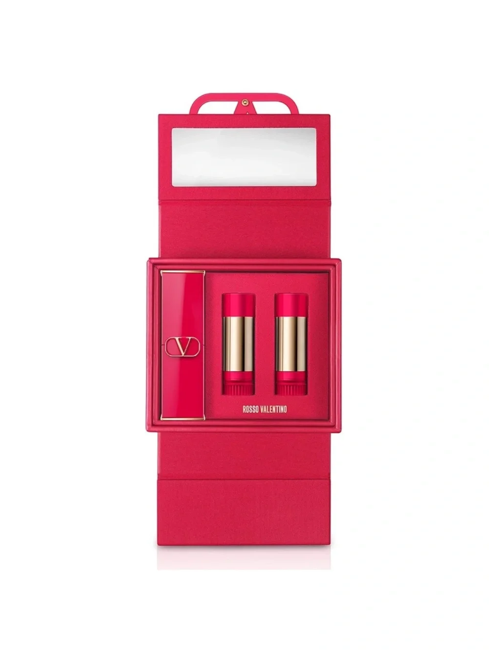 Valentino Trio Lipstick Set — Vibrant Red Shades